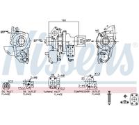 NISSENS 93514 Turbocompressore, Sovralimentazione per CITROËN,DS,FIAT,OPEL,PEUGE