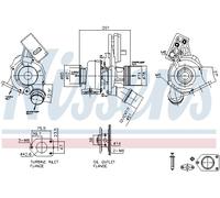 NISSENS 93519 Turbocompressore, Sovralimentazione per MINI