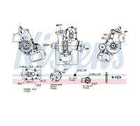 Nissens 93521 Compressore Carica per Opel Vivaro Renault Espace V Fiat Nissan