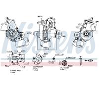 NISSENS 93521 Turbina