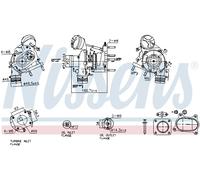NISSENS 93537 Turbina