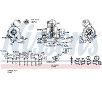 NISSENS 93546 Turbina