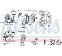 NISSENS 93606 Turbina