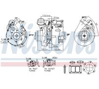 NISSENS 93617 Turbocompressore, Sovralimentazione per BOVA,DAF,GINAF