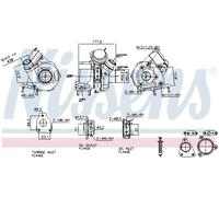 NISSENS 93627 Turbina