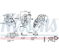 NISSENS 93629 Turbocompressore, Sovralimentazione per CHEVROLET,OPEL,VAUXHALL