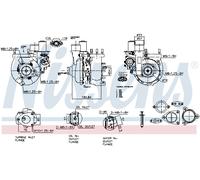 NISSENS 93643 Turbina