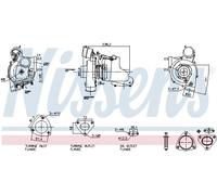 NISSENS 93730 Turbina