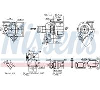 NISSENS 93764 Turbocompressore, Sovralimentazione per MERCEDES-BENZ