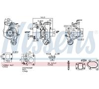 NISSENS 93829 Turbina