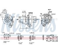 NISSENS 93884 Turbina