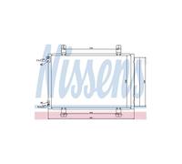 Condensatore, impianto di climatizzazione NISSENS 940079