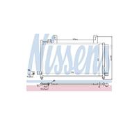 NISSENS 940328 Condensatore climatizzatore
