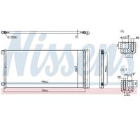 NISSENS 940948 Condensatore, Climatizzatore per FIAT,NISSAN,RENAULT