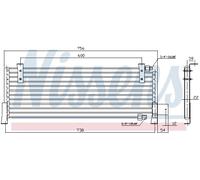 Condensatore, impianto di climatizzazione NISSENS 94460