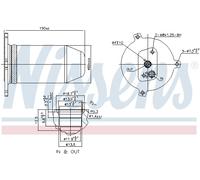 Asciugatrice, condizionatore d'aria NISSENS 95007