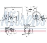 NISSENS 95023 Essiccatore, Climatizzatore per MERCEDES-BENZ