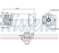 Essiccatore climatizzazione Alluminio 95048 NISSENS per SAAB 900 II Coupé 900 II