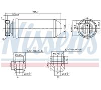NISSENS 95058 Essiccatore climatizzatore
