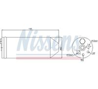 NISSENS Essiccatore climatizzatore Essiccatore Climatizzatore 95070 60 165
