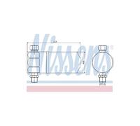 NISSENS 95115 Essiccatore, Climatizzatore per AUDI,VW