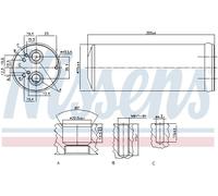 NISSENS Essiccatore Aria Condizionata Alluminio per Audi A4 8EC B7 8E2 B6 8E5