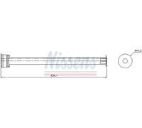 Nissens 95404 - Essiccatore, Climatizzatore