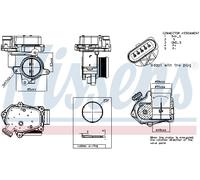 NISSENS 955003 Corpo farfallato per AUDI,SEAT,SKODA,VW