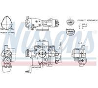 NISSENS 955074 Corpo farfallato per FIAT,LANCIA