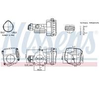 NISSENS 955092 Corpo farfallato