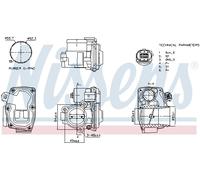 NISSENS 955095 Corpo farfallato