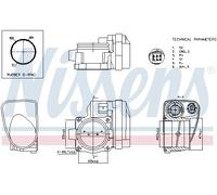 NISSENS 955098 Corpo farfallato
