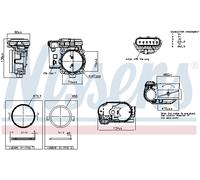 NISSENS 955178 Corpo farfallato