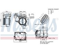 NISSENS 955206 Corpo farfallato