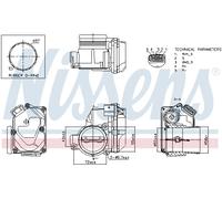 NISSENS 955187 Corpo farfallato