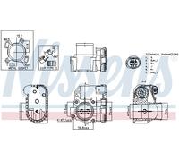 NISSENS 955191 Corpo farfallato