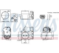 NISSENS 955193 Corpo farfallato per MERCEDES-BENZ