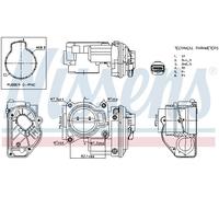 NISSENS 955199 Corpo farfallato