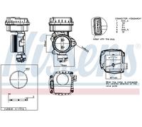 955206 Corpo farfallato Nissens