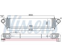 NISSENS 961005 Intercooler per MITSUBISHI