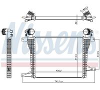Intercooler NISSENS 961124
