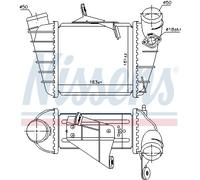NISSENS 961200 Intercooler
