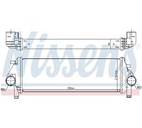 NISSENS 961238 Intercooler per JEEP