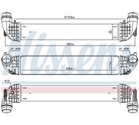 Intercooler NISSENS 96140