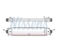 NISSENS Intercooler 961464 per VAUXHALL Combo Mk III (D) Kasten/Kombi (X12)
