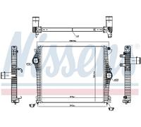 NISSENS 961532 Intercooler per ALFA ROMEO