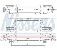 Intercooler NISSENS 96163