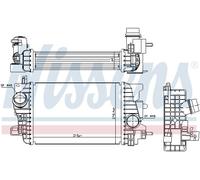 Intercooler NISSENS 96197