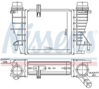 NISSENS 96363 Intercooler per NISSAN,RENAULT