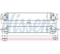 NISSENS 96411 Intercooler per CHEVROLET,OPEL,VAUXHALL